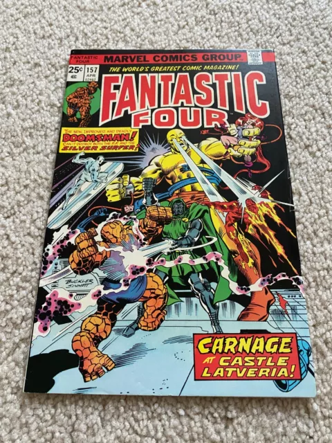 Fantastic Four  157  VF+  8.5  High Grade  Thing  Human Torch  Reed Richards