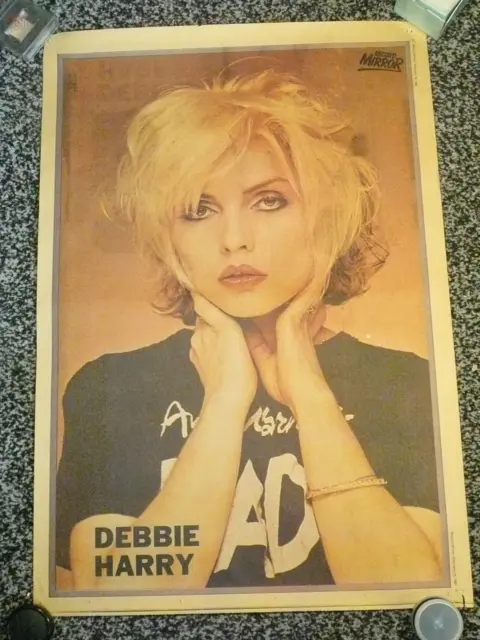 Debbie Harry Blondie Poster From Record Mirror 16/02/1980- FREEPOST UK