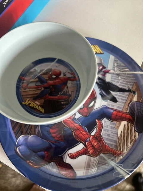 Zak Designs Spider-Man Plate and Bowl Set