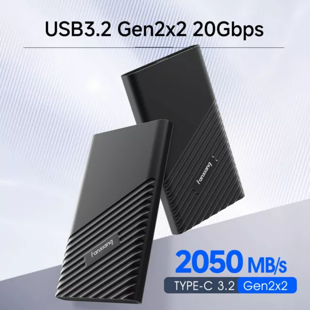 Fanxiang  2TB 1TB USB-C Tragbare Externe SSD Festplatte 2050MB/s Highspeed Drive