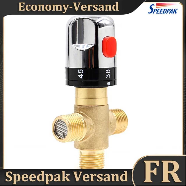 Thermostatic Mixing Valve Temperature Control Thermostat for Water Heater Faucet
