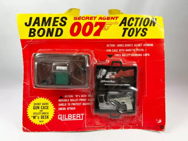 James Bond (Vintage) - Accessoires Figurines Gilbert -  Action Toys Gun Case and