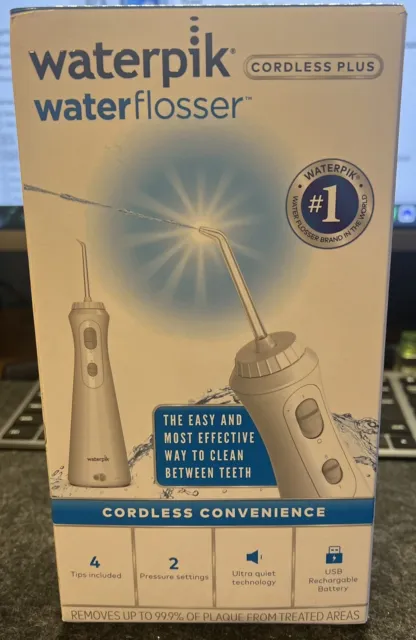 Waterpik Cordless Plus Water Flosser - Dental Plaque Removal Tool