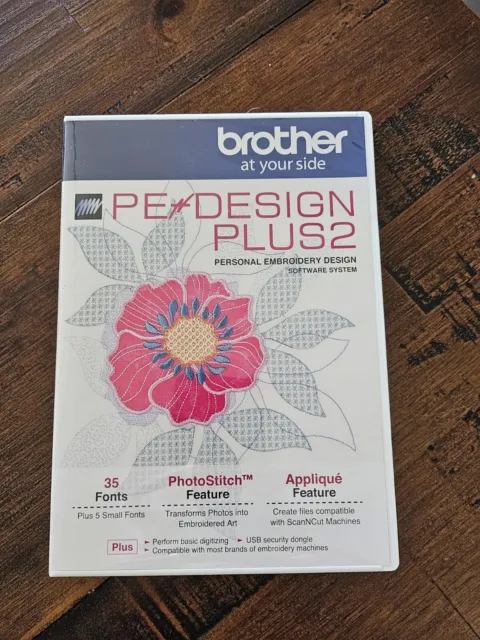 Brother PE-Design Plus2 Embroidery Software (PEDESIGNPLUS2)