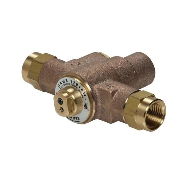 Haws 9201EW Brass 10 Gpm Emergency Thermostatic Tempering Valve