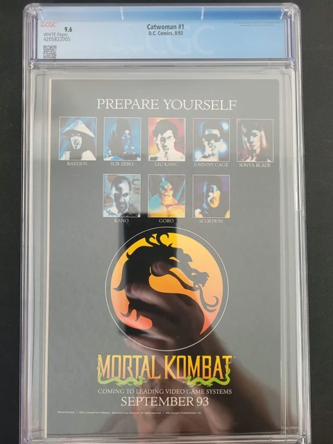 Catwoman #1 Cgc 9.6 Graded Dc Comics 1993 Embossed Jim Balent Cover & Art 2