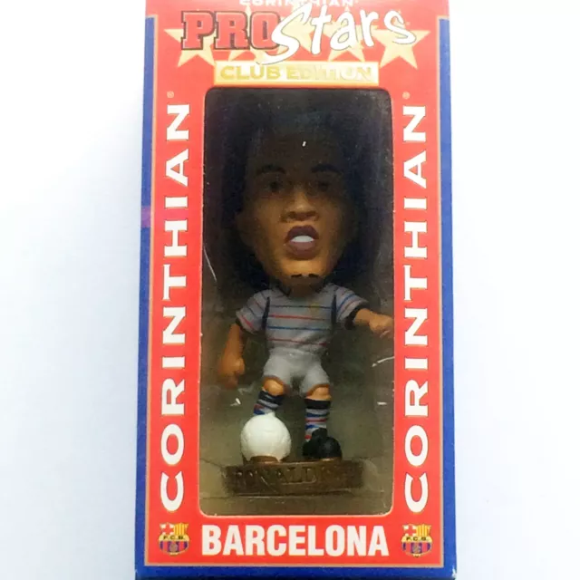 RONALDINHO Barcelona Grey Away Corinthian Prostars Club Gold Window Box CG215