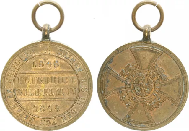 1848-49 Medaille Preußen: Vom Fels zum Meer, Wilhelm IV 89352