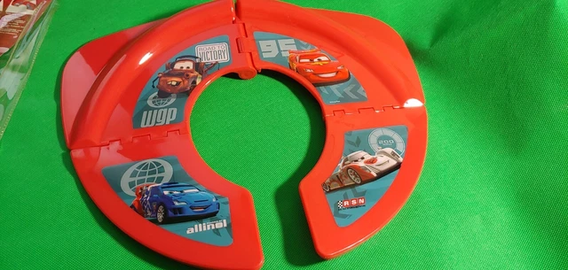 Riduttore wc bagno bambini NUOVO linea Cars Disney pieghevole viaggio ferie