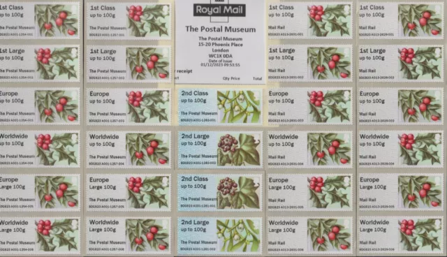 Gb Post & Go 2023 Mint Winter Greenery R17Yal R19Yal Lest We Forget 23 Collector 2