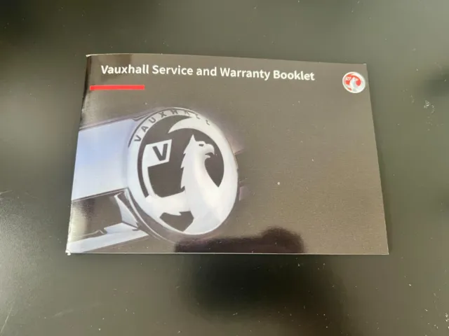 Brand New Vauxhall Service Book Blank Genuine Covers All Models Corsa, Combo