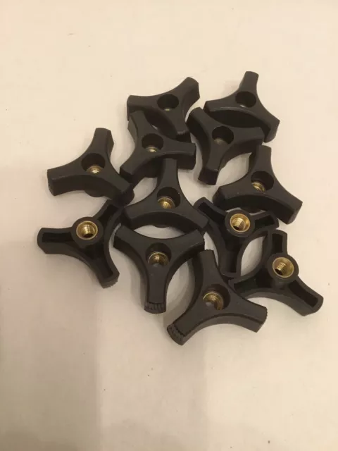 3 Wing Nut 3/8”-16 Brass Insert - 12 Pack Dimco brand USA made