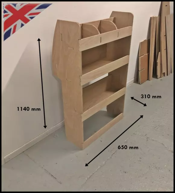 Ford Transit Connect Van Racking 2014 >>> Storage - Shelving N/S Passenger Side