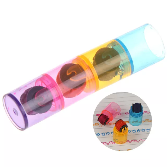 3Pcs Kid Colorful Image Learning Stamps Seals Educational DIY Drawing ToysL(LN
