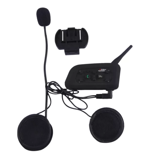 Motorcycle Helmet Bluetooth Intercom Interphone Headset Moto Intercomunicador V6