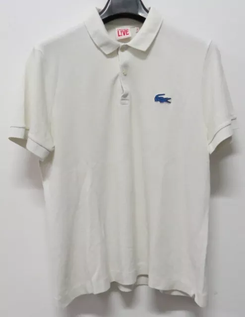 Lacoste Live Tennis Maglia Shirt Maillot Trikot Jersey Camisa Sport Small France