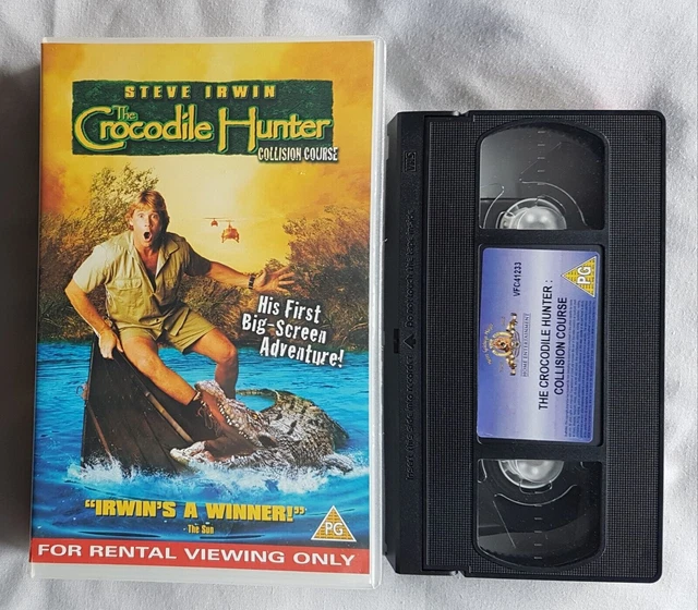 THE CROCODILE HUNTER COLLISION COURSE (VHS) BIG BOX - Steve Irwin ...