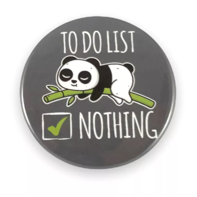 Cute Lazy Panda 2.25 Inch Magnet for Fridge Kitchen Whiteboard Gift Funny Decor