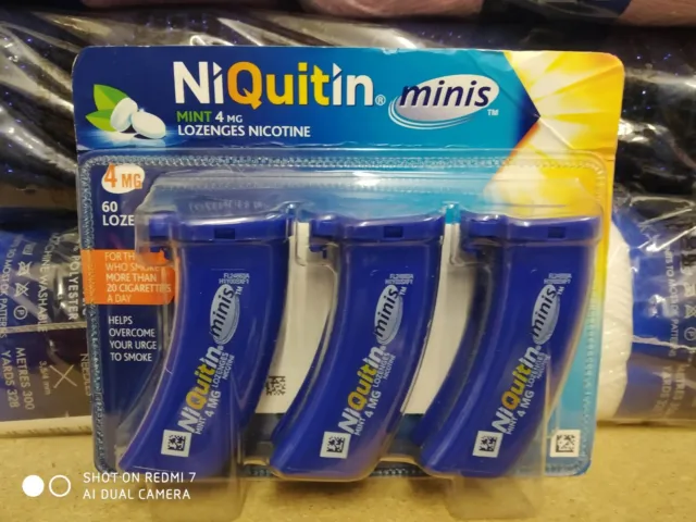Niquitin Minis Komprimiert Neuwertige Lutten 60 Stück 4 Mg Nikotin Verfall Mai 2024