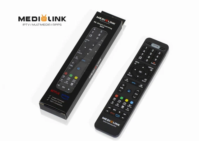 Telecomando Ricambio Per Medialink Challenger FTA Premium Magic | Compatibile Con ML1100/1200/2200/5100 E Smart Home