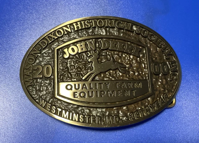 Large Belt Buckle - Mason-Dixon Historical Society, Inc., 2000, John Deere, 38th