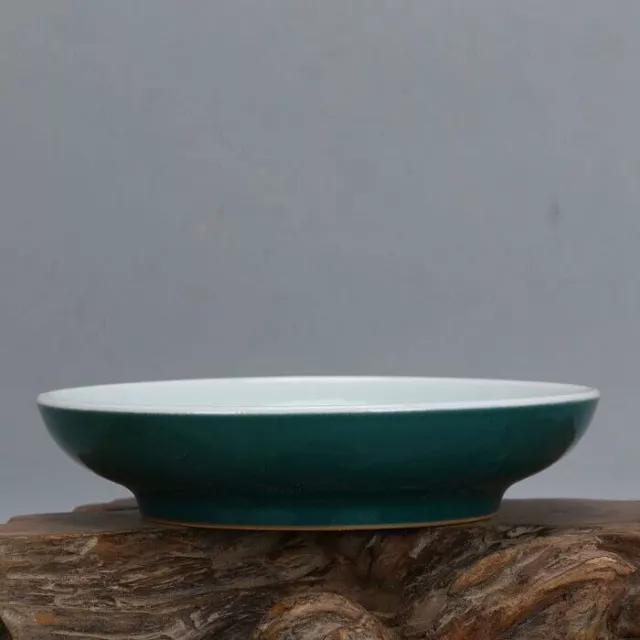 Chinese Jingdezhen Porcelain Green Glaze Fruit Plate 6.0 inch 上海市博物馆 一九六二