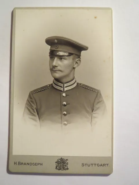 Stuttgart - Soldat in Uniform - Portrait / CDV