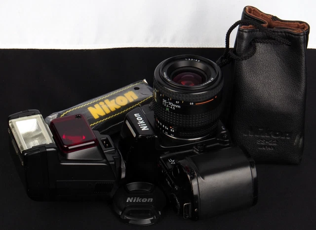 ⏯ [NEAR MINT] Nikon F-801s N8008s SLR AF Nikkor 35-70mm f/3.3-4.5