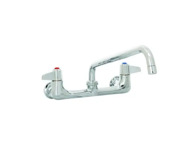 T&S Brass 5F-4WLX10 4" Wall Mount Mixing Faucet w/ 10" Swivel Spout Chrome