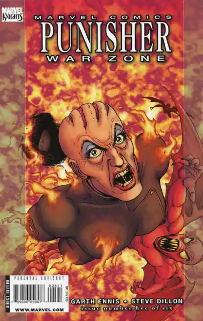 Punisher War Zone #5  Marvel Comic Book, 2009, Garth Ennis, NM