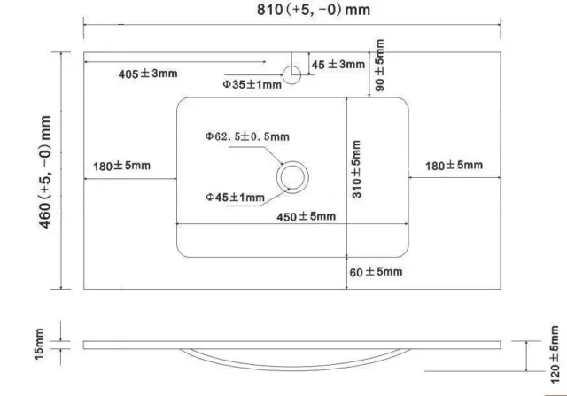 Art-of-Baan® Glas-Design Waschbecken I Maße: 810 x 460 x 140 mm 3