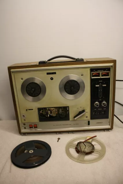 SONY TAPECORDER TC 211 Reel To Reel Tape Recorder Untested Vintage