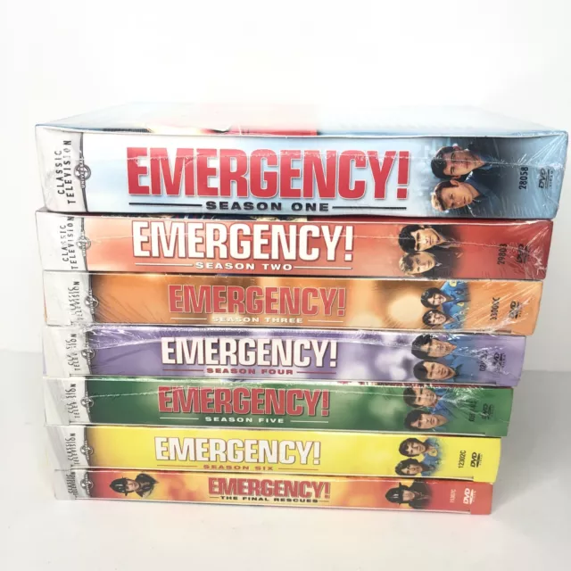 Emergency The Complete Series (DVD Sets) Seasons 1-6 + Final Rescue - BRAND NEW Emergency The Complete Series (DVD Sets) Seasons 1-6 + Final Rescue - BRAND NEW