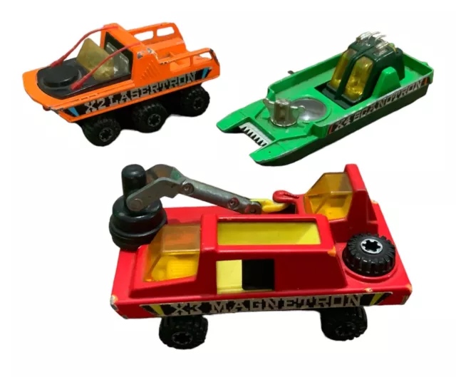Vtg Corgi The Explorers Toy Car Diecast Bundle 1980s Space Toy Cars X3 (r16
