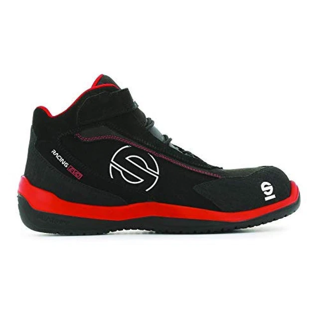 (TG. 42 EU) Sparco s0751542rsnr Scarpe Racing Evo Rete/Black Taglia 42 - NUOVO