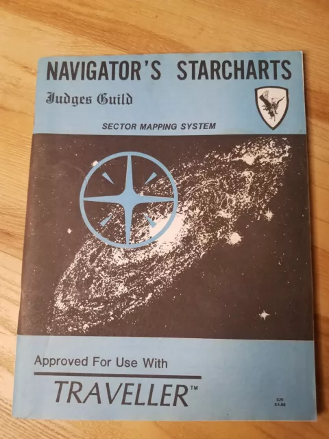 Judges Guild Navigator's Starcharts Sector Mapping System Traveller SC