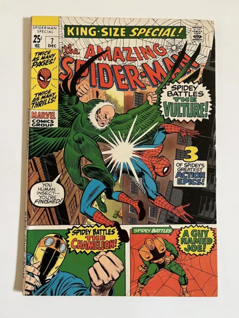 AMAZING SPIDER-MAN ANNUAL King-Size Special #7 (1970) Vulture ...