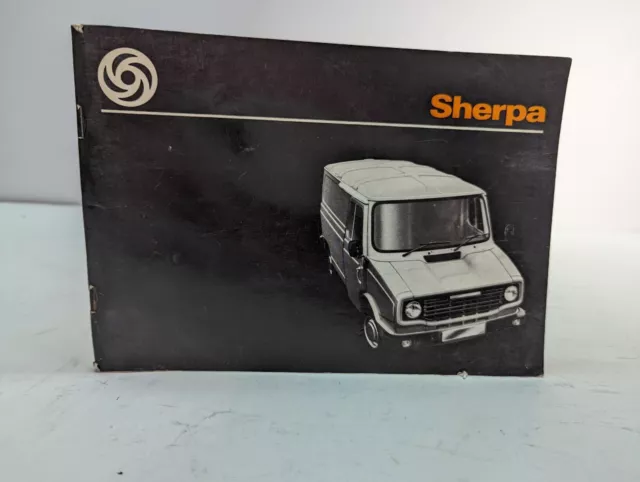 British Leyland sherpa Van Handbook - Models 200,230,250,255 - AKM4490/1