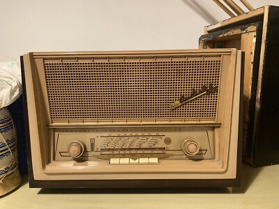 Audiola Radio valvole audiola con giradischi '59 