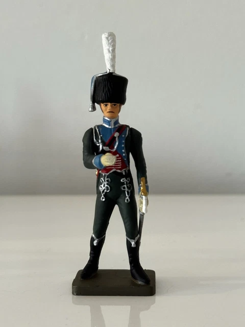 Figurine VERTUNNI 55mm – Trompette Chasseur à Cheval Empire, Plomb, Musicien