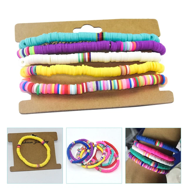 5 Pcs Bracelets Aesthetic Charms Bracelets Stretchy Bracelets Beaded