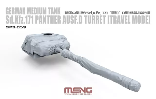 Meng-Model SPS-059 - 1:35 German Sd.Kfz.171 Panther Ausf.D Turret(Travel)