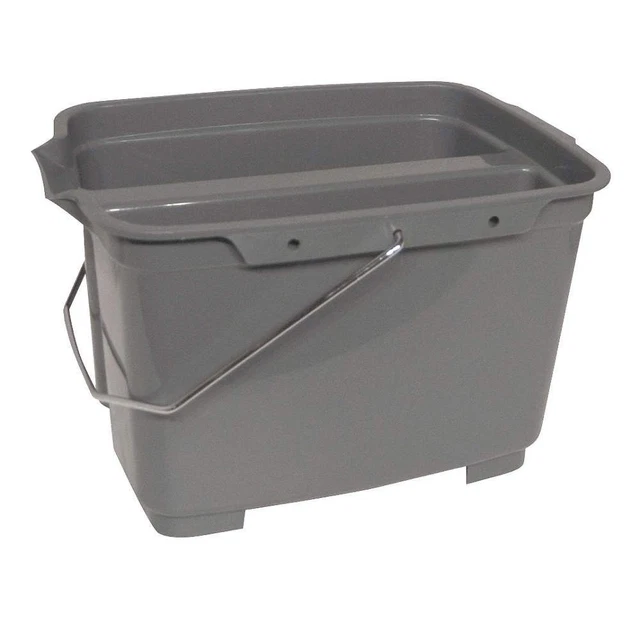 TOUGH GUY 1ELK4 Pail,4-3/4 gal.,Gray