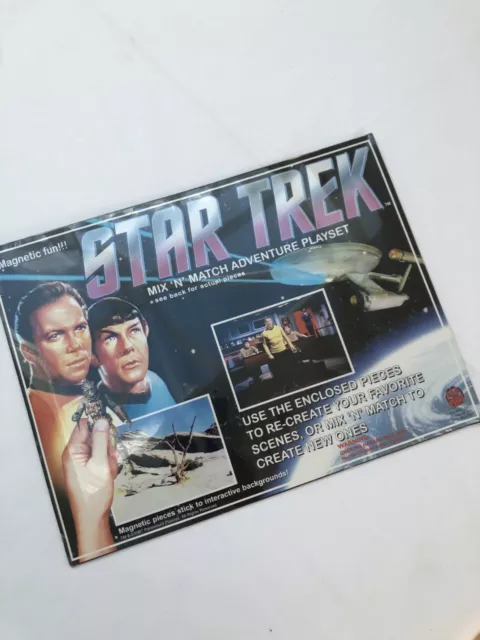 Sealed Star Trek Mix 'N' Match Adventure Playset Magnetic Fun1997