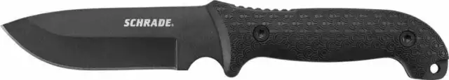 Schrade Frontier Full Tang 5" Fixed Blade TPE Handle Knife SCHF51