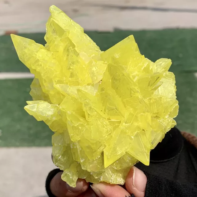 232G  Minerals ** LARGE NATIVE SULPHUR OnMATRIX Sicily