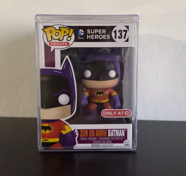 Funko POP! Zur En Arrh Batman #137 TARGET EXCLUSIVE - GRAIL - w/ Hard Case