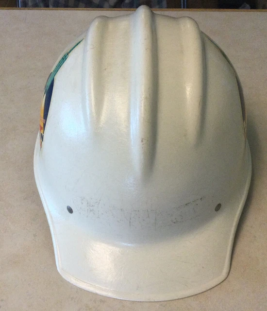 VINTAGE BULLARD 502 Fiberglass Hard Hat Martin Titan Missile Logo/Decal