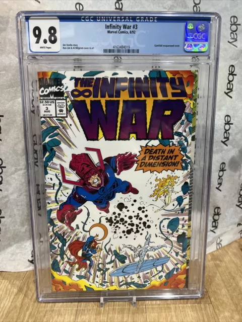 Infinity War #3 CGC 9.8 1992 Marvel Comics Gatefold Wraparound Combine Ship