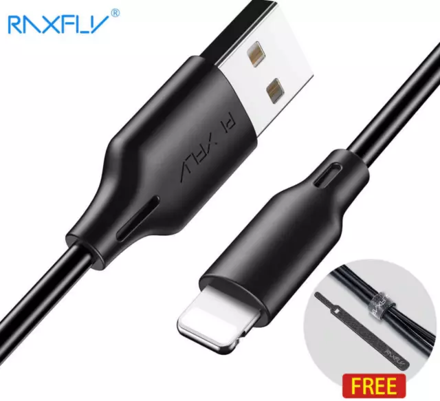 Kurz 30cm RAXFLY Original Ladekabel USB Kabel für IPHONE 12 11 8 6S Plus X XR 5